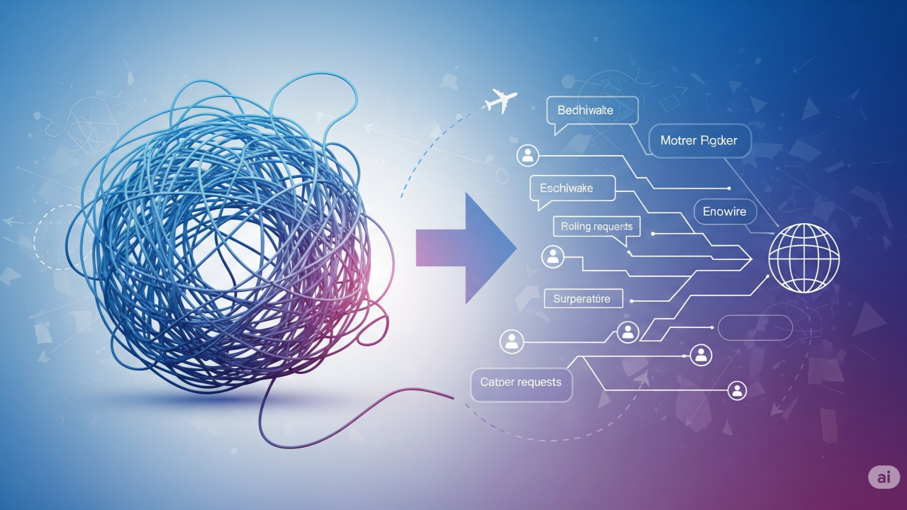 The Unstructured Chaos of Travel Requests
