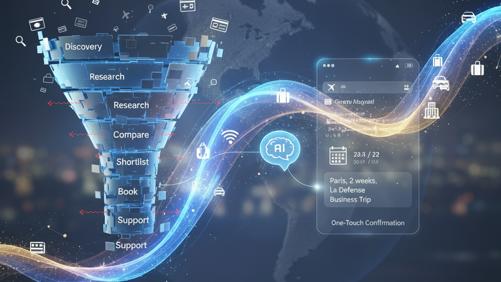 The Death of the Travel Booking Funnel: AI and the Rise of Seamless Travel Journeys